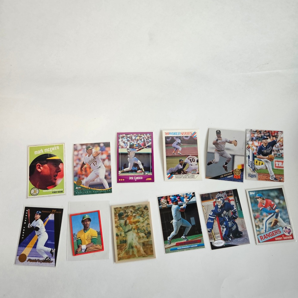 Vintage Sports Card Lot McGwire Canseco Henderson Rodriguez Topps Score Fleer